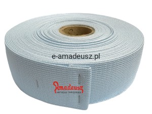 20m Pas tapicerski elastyczny dziany rozciągliwość 50% 6 cm gumowy taśma 