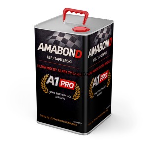 Klej tapicerski niepalny AMABOND A1 PRO 15 kg pianki tkanin filcu CZERWONY